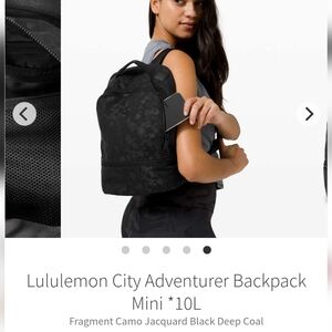 Lululemon backpack
